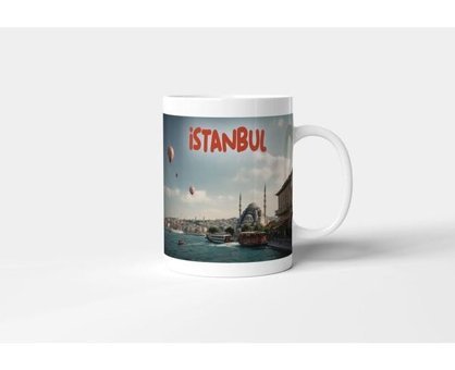 Promosyon Dünyam Baskılı Kupa Bardak - İstanbul Denizi