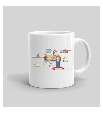 Mini Maker Kids Kişiye Özel Yoga Anne Kupa Bardak