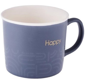 Emsan Happy New Year Yılbaşı New Bone Kupa 350 ml Lacivert