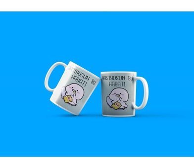 Akka Gift Halledicem Ama Hangi Birini Baskılı Porselen Kupa