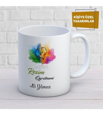 Mekstore Kişiye Özel Görsel Sanatlar Öğretmeni Kupa