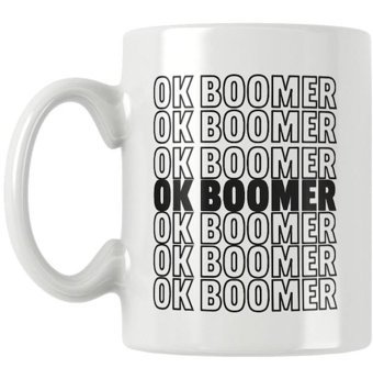 Qoeuyl Boutique Ok Boomer Baskılı Kupa Bardak