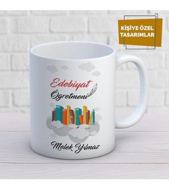 Mekstore Edebiyat Öğretmeni Kişiye Özel Kupa