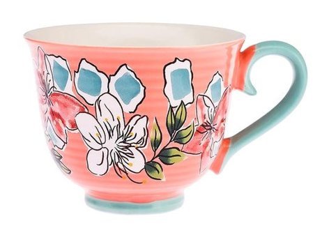 Emsan Lily New Bone Kupa 435 ml Pembe