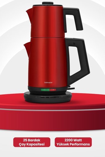 Goldmaster Redstyle 17 Parça Elektronik Çeyiz Seti Kırmızı