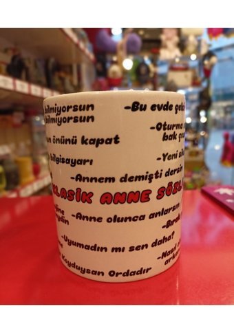 Sendealgelsin Klasik Anne Sözleri Kupa Bardak