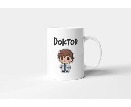 Promosyon Dünyam Erkek Doktor - Baskılı Kupa Bardak