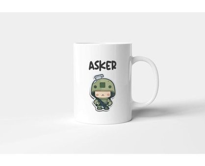 Promosyon Dünyam Asker - Baskılı Kupa Bardak