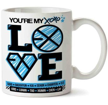 Art Hediye Exo Xoxo Love İki Tarafı Baskılı Kupa Bardak