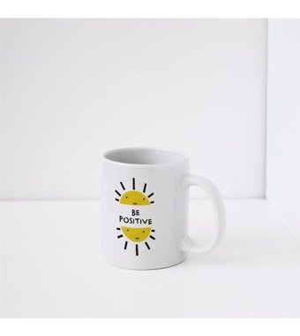 Tabby Design Motto Baskılı Hediyelik Kupa