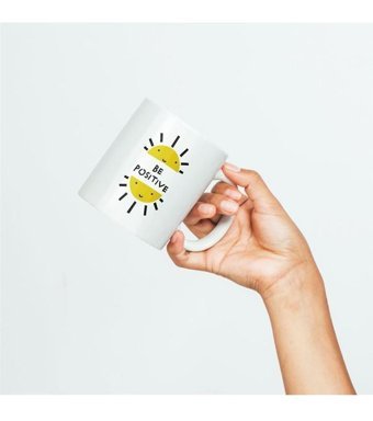 Tabby Design Motto Baskılı Hediyelik Kupa