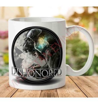 Art Hediye Dishonored-Png-File İki Tarafı Baskılı Kupa Bardak