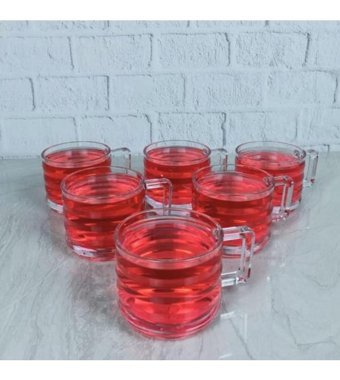Paşabahçe 55833 Bricks 6'Lı Çay-Kahve Kupası 250 Cc