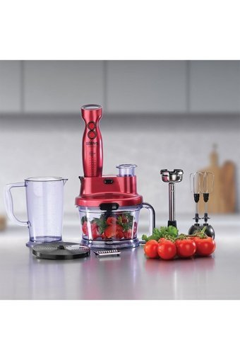 Stilevs Yakamoz 4'lü Elektronik Çeyiz Seti Kırmızı