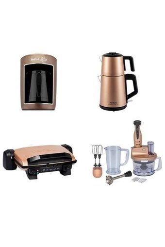 Tefal 5'li Elektronik Çeyiz Seti Bronz Gold