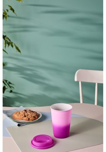 Karaca Soft Touch Travel Kupa / Mug 300 ml Pembe