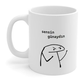 Baskıtech "Sensin Günaydın" Baskılı Kupa