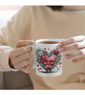Kreatif Kupa Kişiye Özel Kalpli Kupa, Sevgiliye Hediye