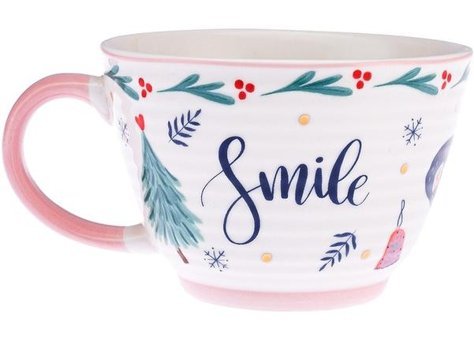 Emsan Infancy Smile New Year Yılbaşı New Bone Kupa 480 ml