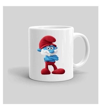 Mini Maker Kids Kişiye Özel Şirin Baba Kupa Bardak