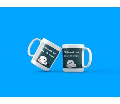 Akka Gift Emojili Ve Yazılı Porselen Kupa