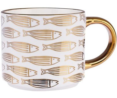 Emsan Elegant Fish Kupa 435 ml Gold