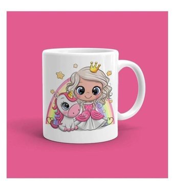 Mini Maker Kids Unicorn Baby Ve Prenses Kupa Bardak