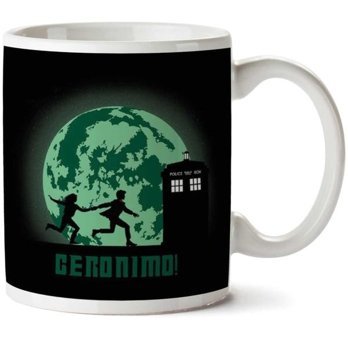 Art Hediye Doctor Who Geronimo İki Tarafı Baskılı Kupa Bardak