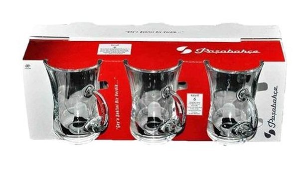 Paşabahçe 55411 Keyif Kulplu Bardak 6 Lı