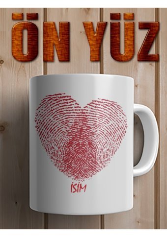 Marshan Kişiye Özel Kupa Bardak Sevgi