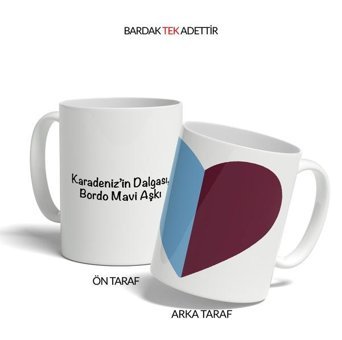 Kreatif Kupa Bordo Mavi, Erkeğe Hediye