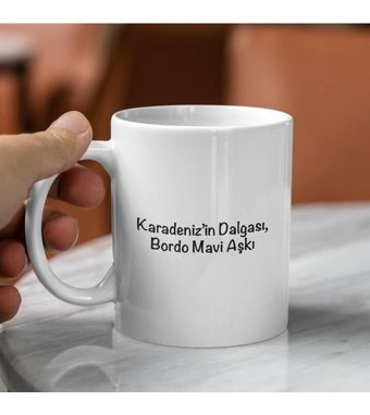 Kreatif Kupa Bordo Mavi, Erkeğe Hediye