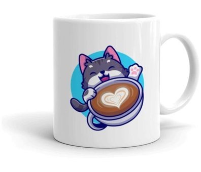 Mini Maker Kids Kedi Ve Kahve Kupa Bardak