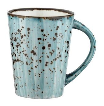 Kütahya Porselen Atlantis 2 'Li Mug Bardak Krem-Mavi