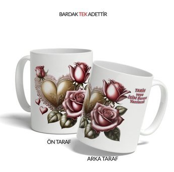 Kreatif Kupa Kalpli Kupa: Nişan Hediyesi- Aşkın İmzası