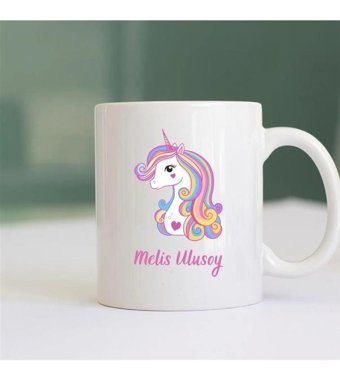 Çılgıntrend Çocuklara Özel Unicorn Tasarımlı Kupa Bardak