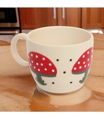 İlbay Çini Takı İlbay Seramik Kupa Mug Bulut Mantar
