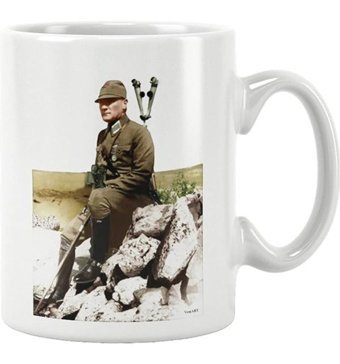 Qoeuyl Boutique Atatürk Baskılı Özel Kupa Bardak No:1