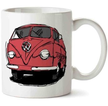 Art Hediye Volkswagen Minübüs İki Tarafı Baskılı Kupa Bardak