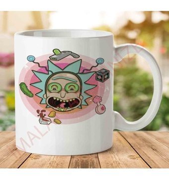 Art Hediye 1-1180 Rick & Morty İki Tarafı Baskılı Kupa Bardak