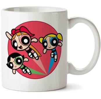 Art Hediye Powerpuff Girls 7 İki Tarafı Baskılı Kupa Bardak
