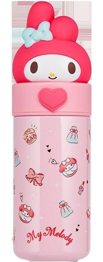 Luckystar Öğrenci Sevimli Paslanmaz Çelik Kupa - Pembe