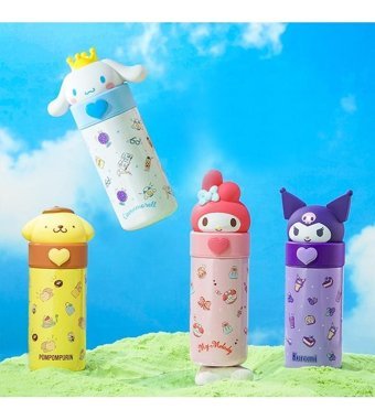 Luckystar Öğrenci Sevimli Paslanmaz Çelik Kupa - Pembe