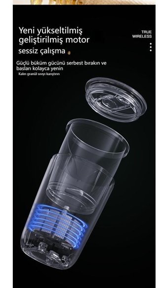 Oloey Otomatik Karıştırmalı Taşınabilir Kahve Kupa Kupa
