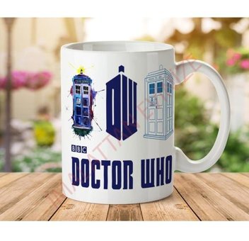 Art Hediye Bbc Dr Who İki Tarafı Baskılı Kupa Bardak
