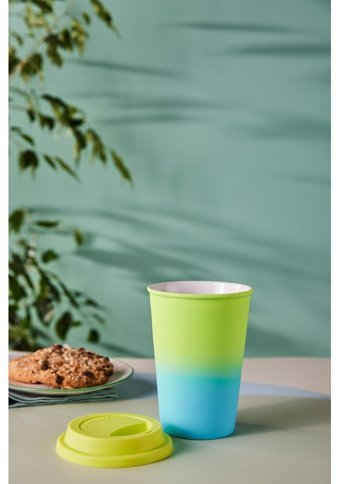 Karaca Soft Touch Travel Kupa 300 ml Sarı