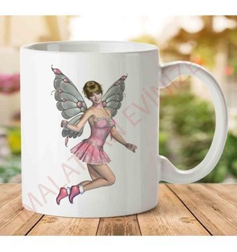 Art Hediye A2387 Fairy İki Tarafı Baskılı Kupa Bardak