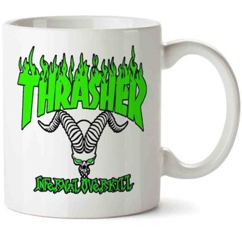 Art Hediye Green Trasher Logo İki Tarafı Baskılı Kupa Bardak