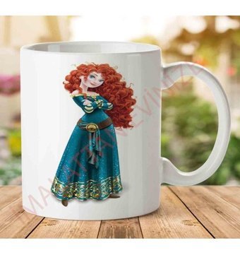 Art Hediye Merida-Transparent İki Tarafı Baskılı Kupa Bardak