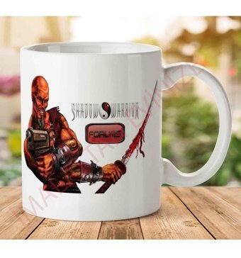 Art Hediye Shadow-Warrior İki Tarafı Baskılı Kupa Bardak